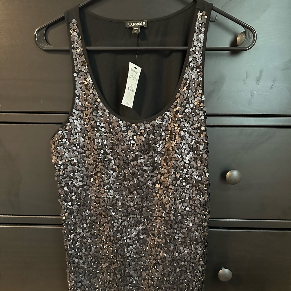 NWT Express Sequin tank top